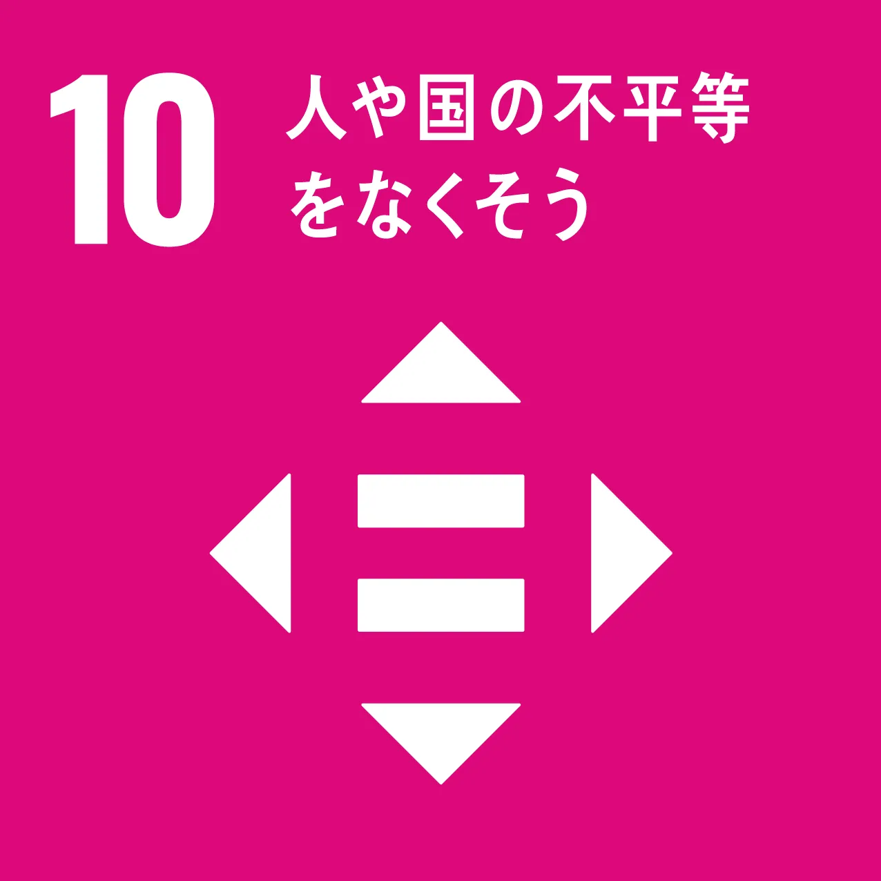 SDGS10 人や国の不平等をなくそう