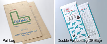 Features of Pull bag / Double fold bag with easy opening